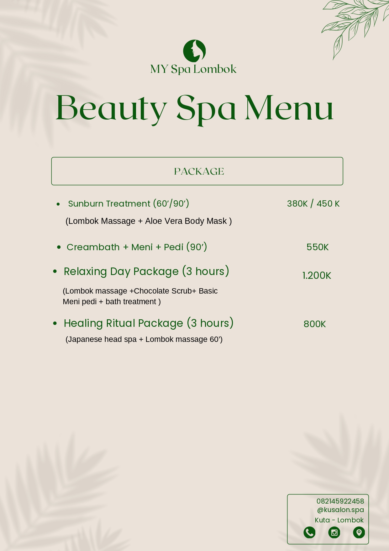 Facial Service